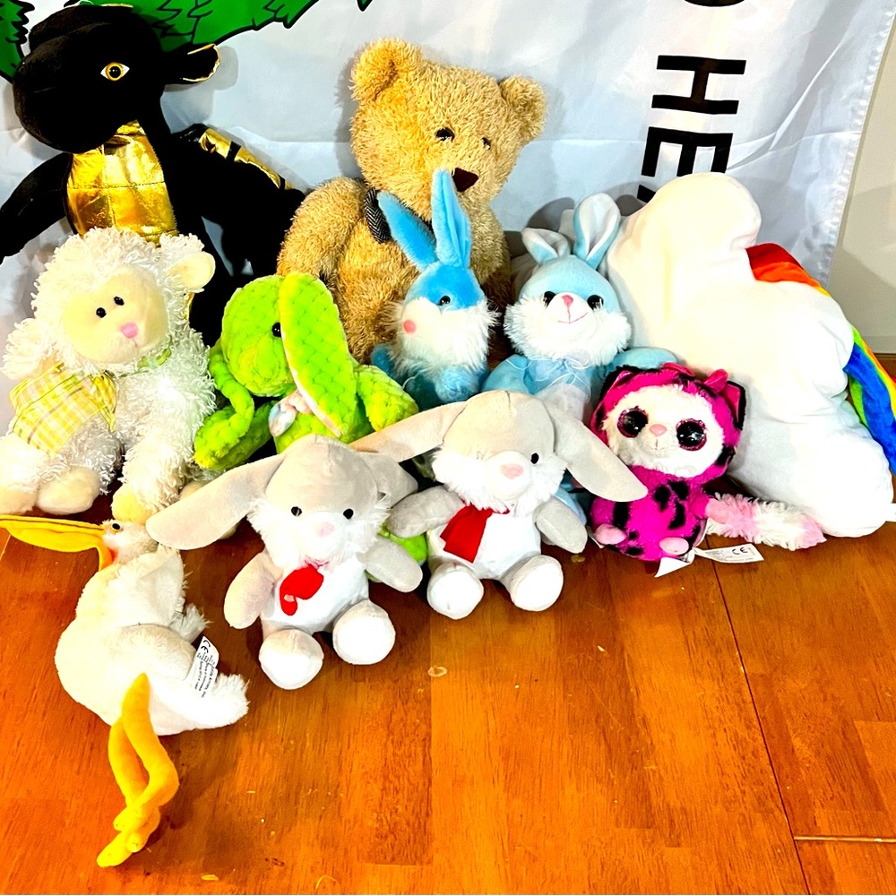 Group of stuffed animals